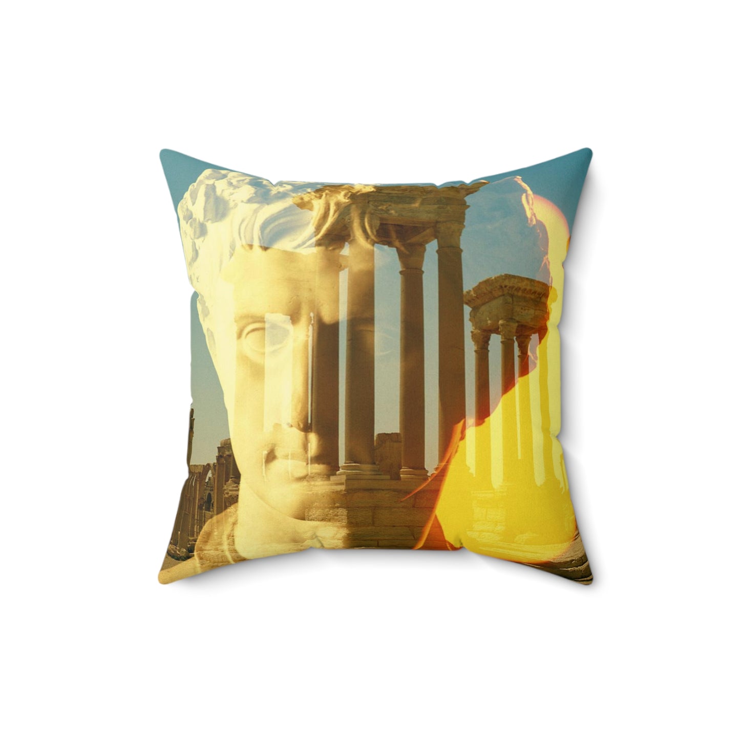 Spun Polyester Square Pillow