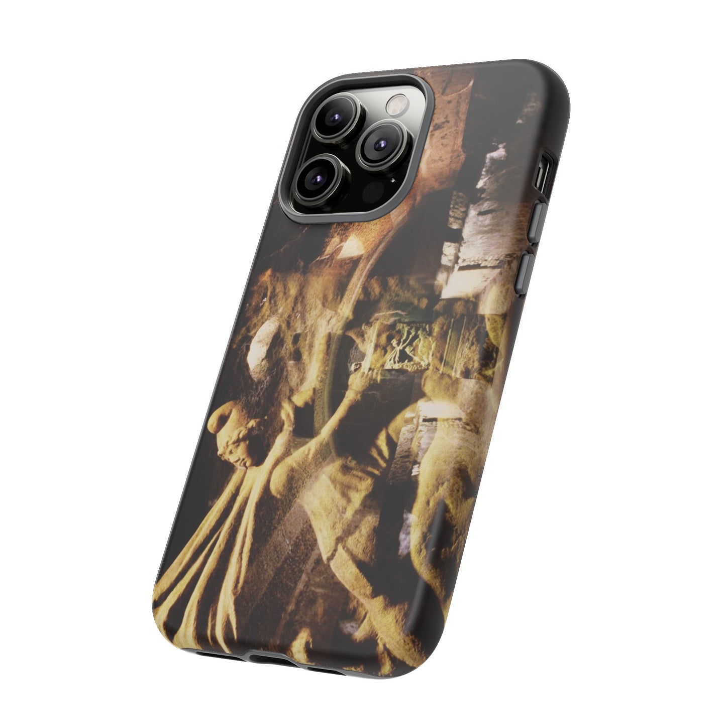 Mithras in his mithraeum of ancient Ostia Phone Cases