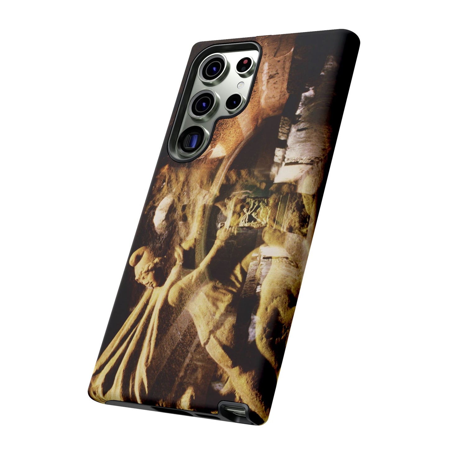 Mithras in his mithraeum of ancient Ostia Phone Cases