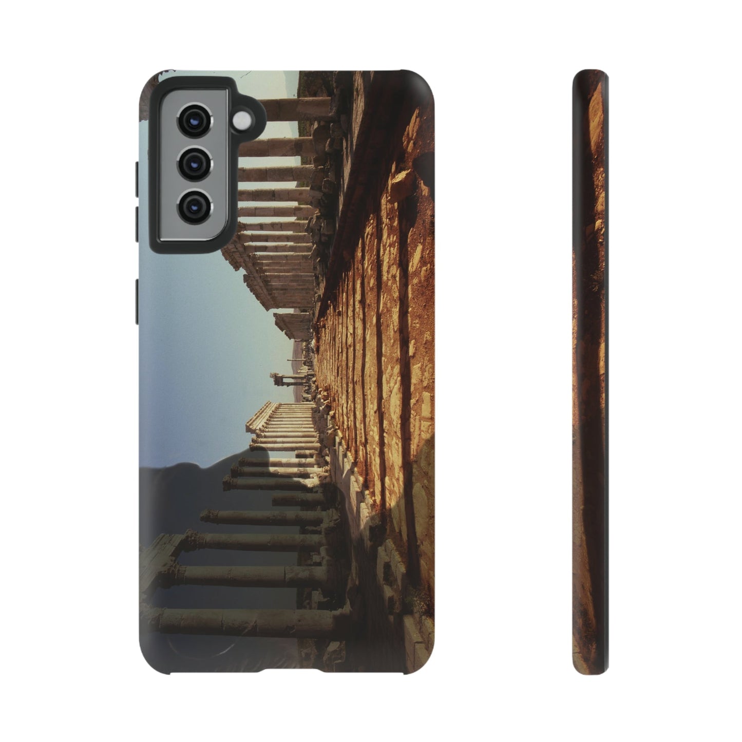 Traiano in the Colonnade of Apamea Phone Cases