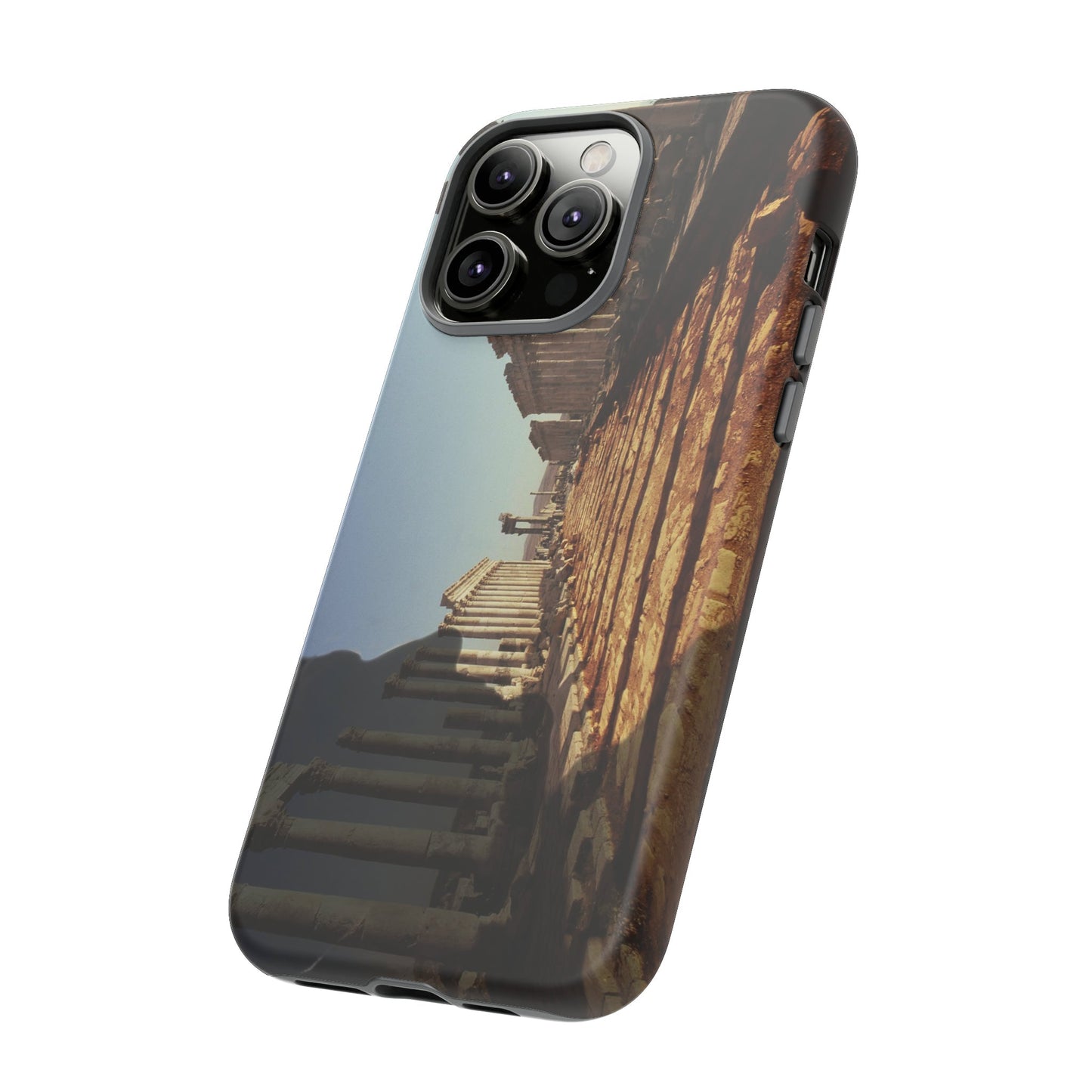 Traiano in the Colonnade of Apamea Phone Cases