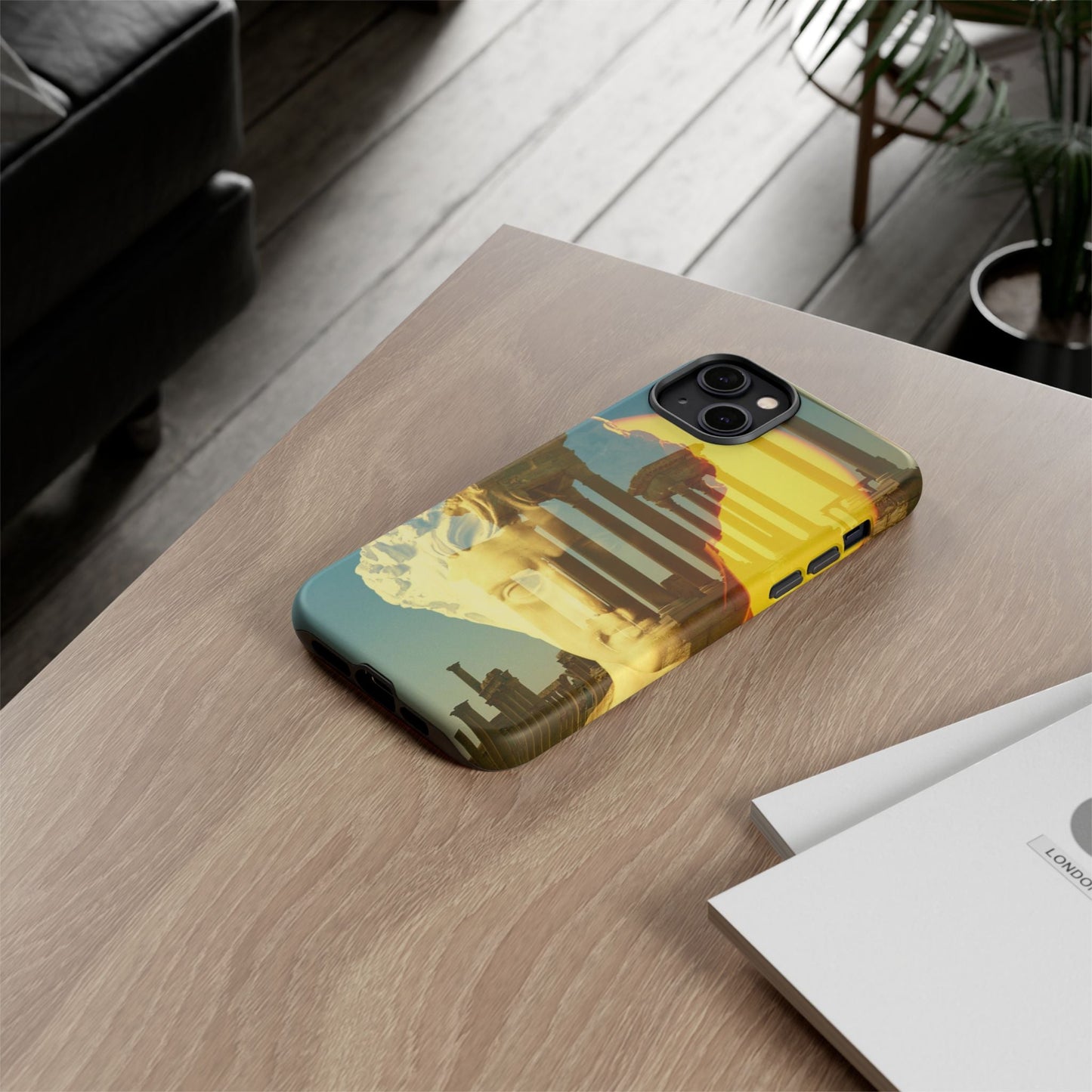 Augustus's Sun on Palmyra Phone Cases