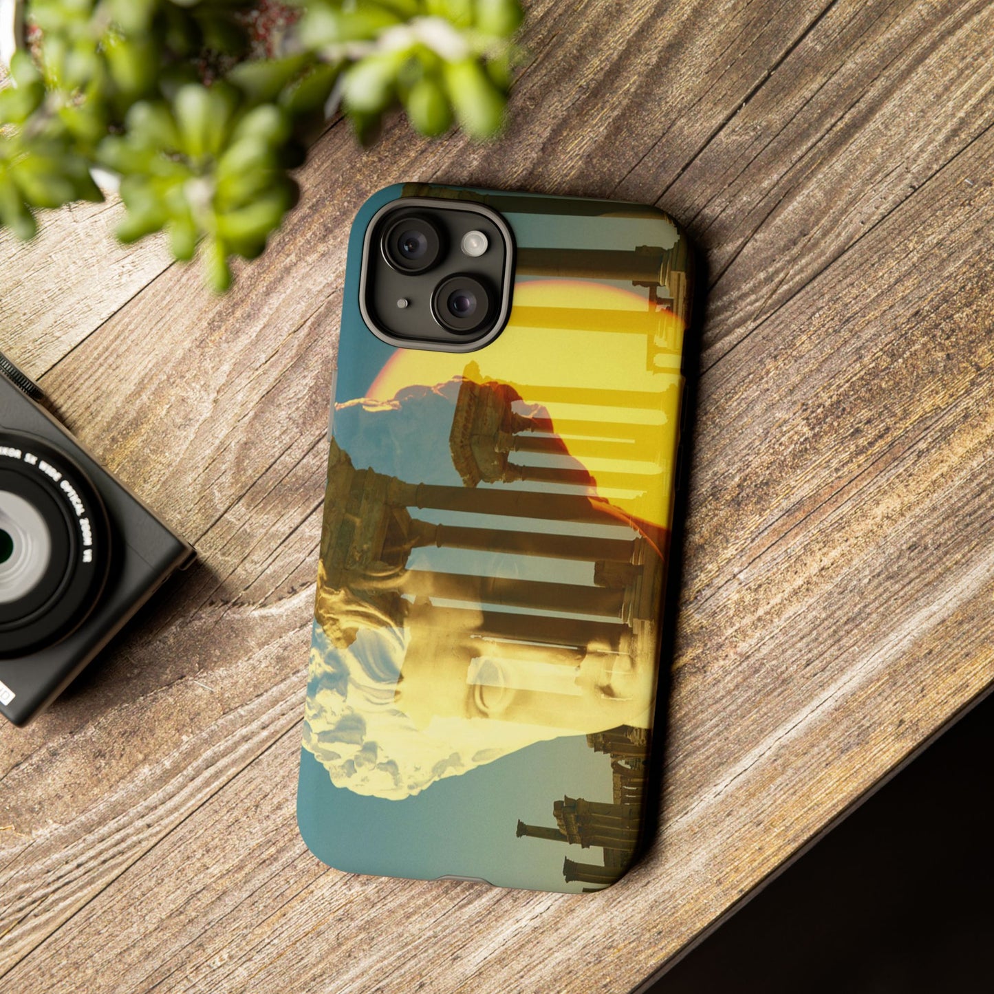 Augustus's Sun on Palmyra Phone Cases