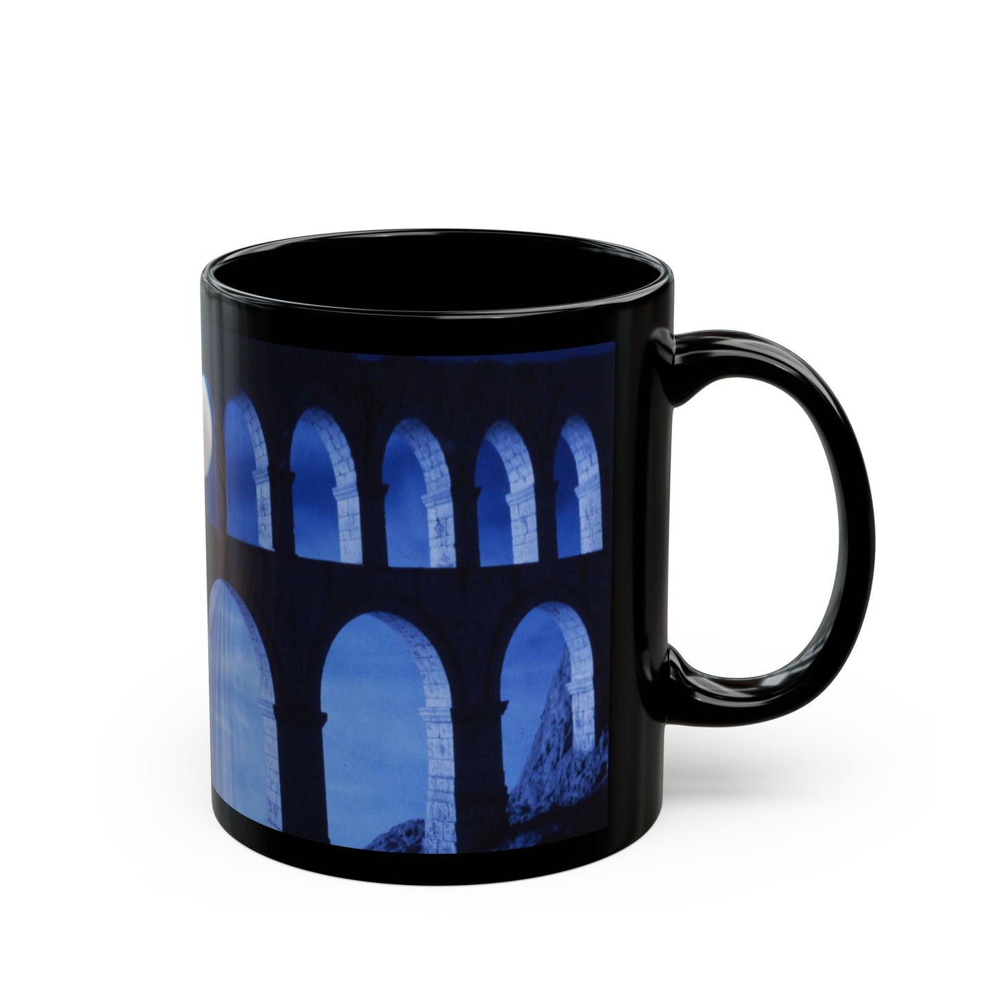 The Aqueduct and his Goddess 11oz Black Mug