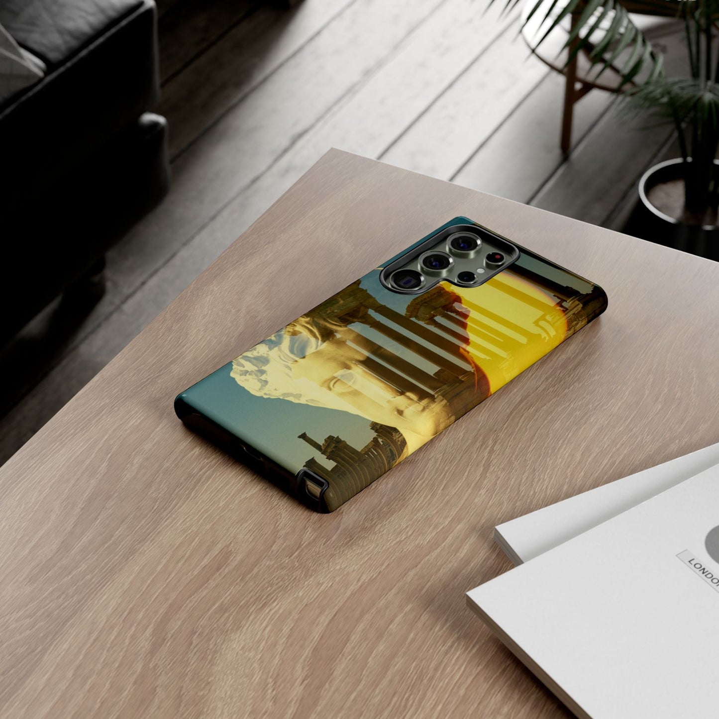 Augustus's Sun on Palmyra Phone Cases