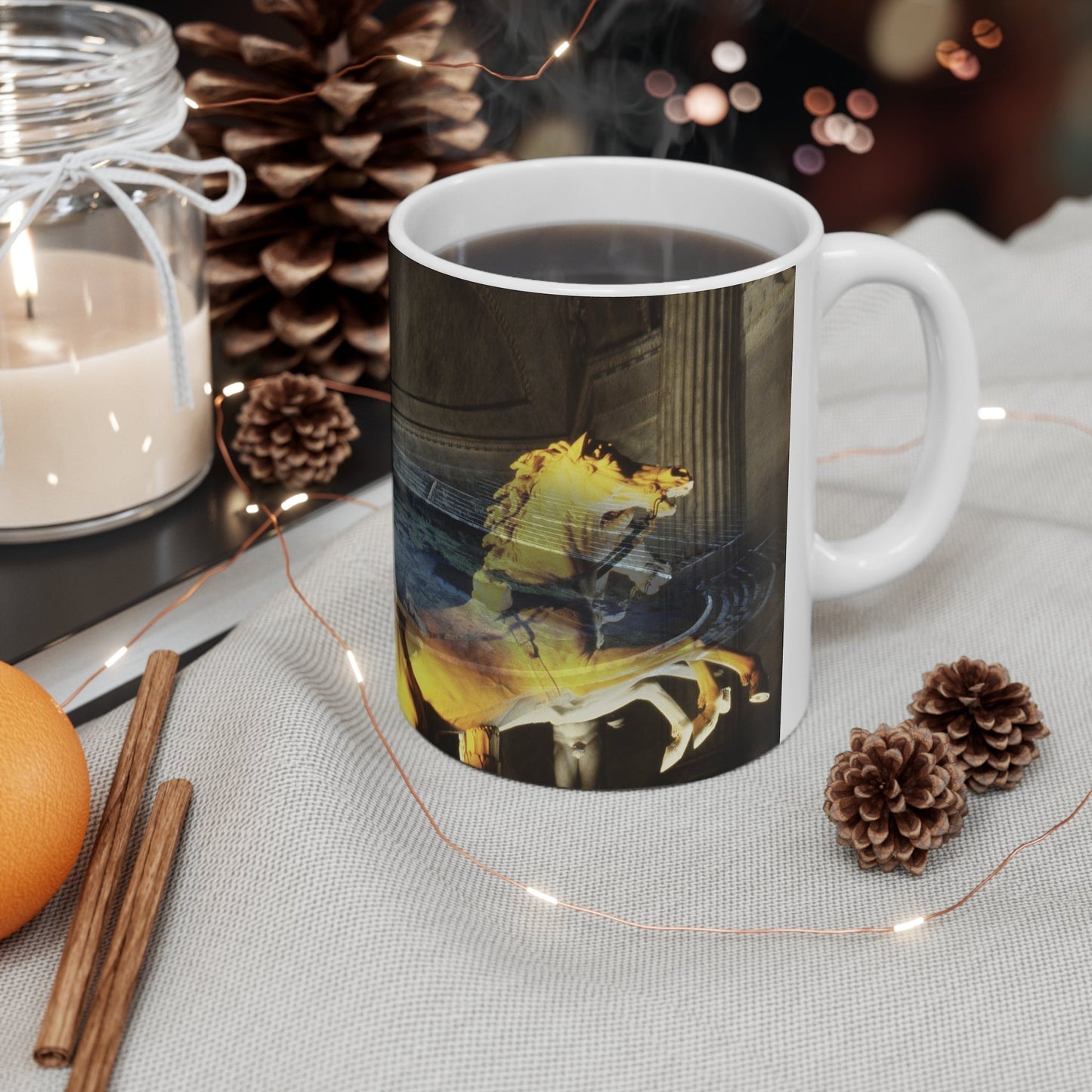 Auriga in the Circus of Antioch White Mug 11oz