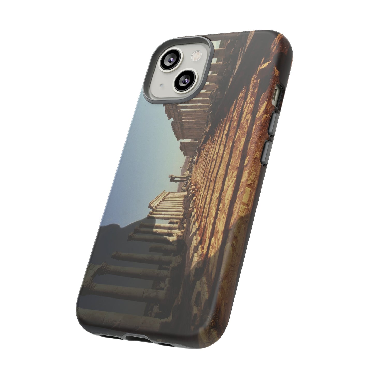 Traiano in the Colonnade of Apamea Phone Cases