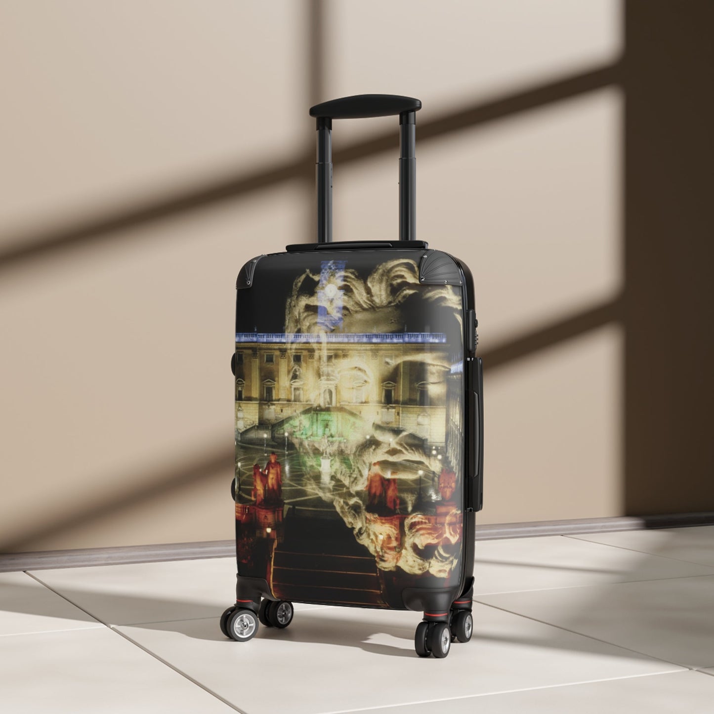 Capitoline Jupiter Travel Luggage - Divine Cultural Heritage Suitcase