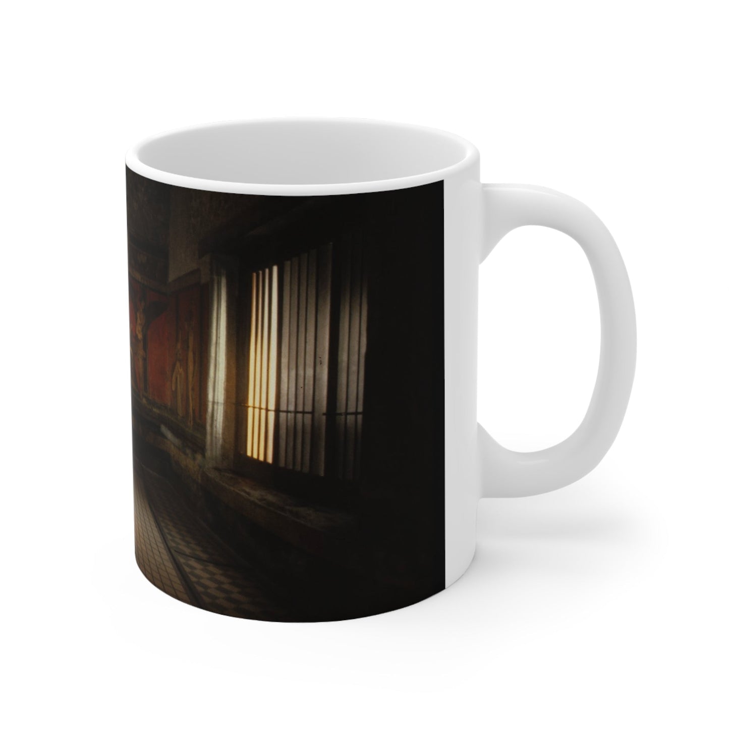 The Villa Dei Mysteries White Mug 11oz