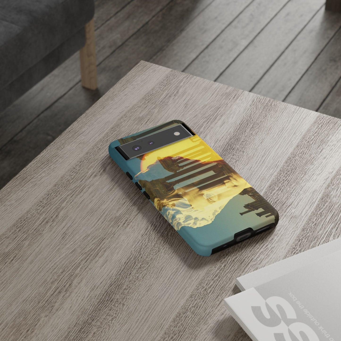 Augustus's Sun on Palmyra Phone Cases