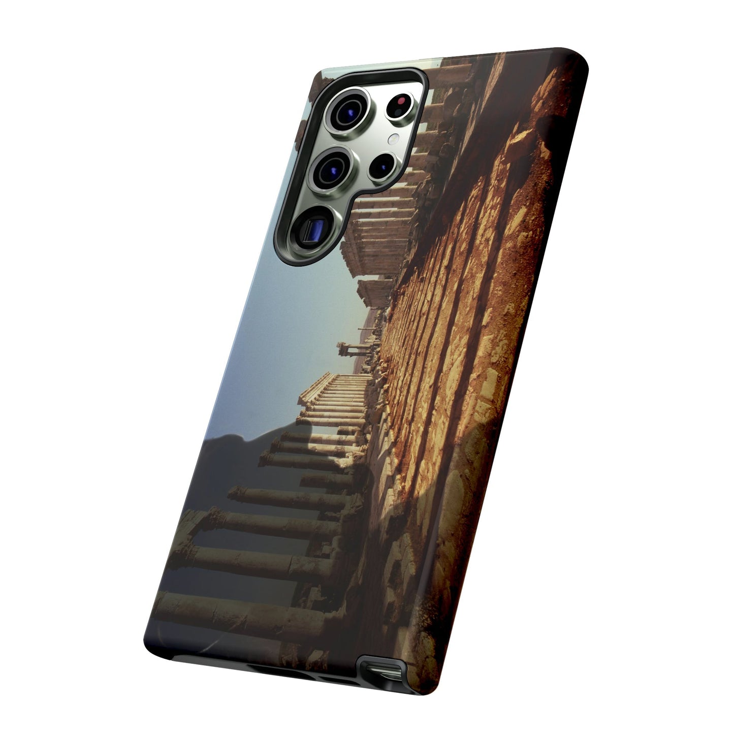 Traiano in the Colonnade of Apamea Phone Cases