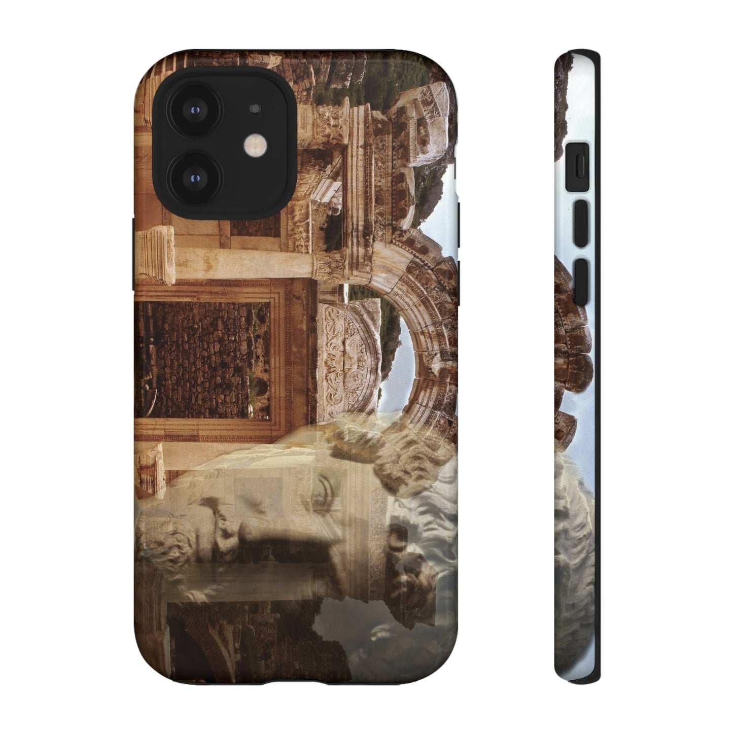 Hadrian's Market in Petra phone case by Storaro Art Collection - Roman emperor with Petra market architecture in rose-gold sandstone in durable mobile protection