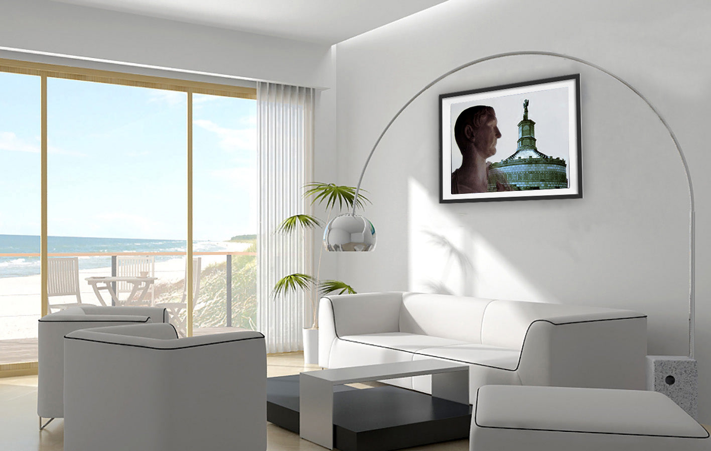 Trajan and His Temple in Thrace photo print by Storaro Art Collection - Roman emperor with Thrace monument architecture in fine art photography print