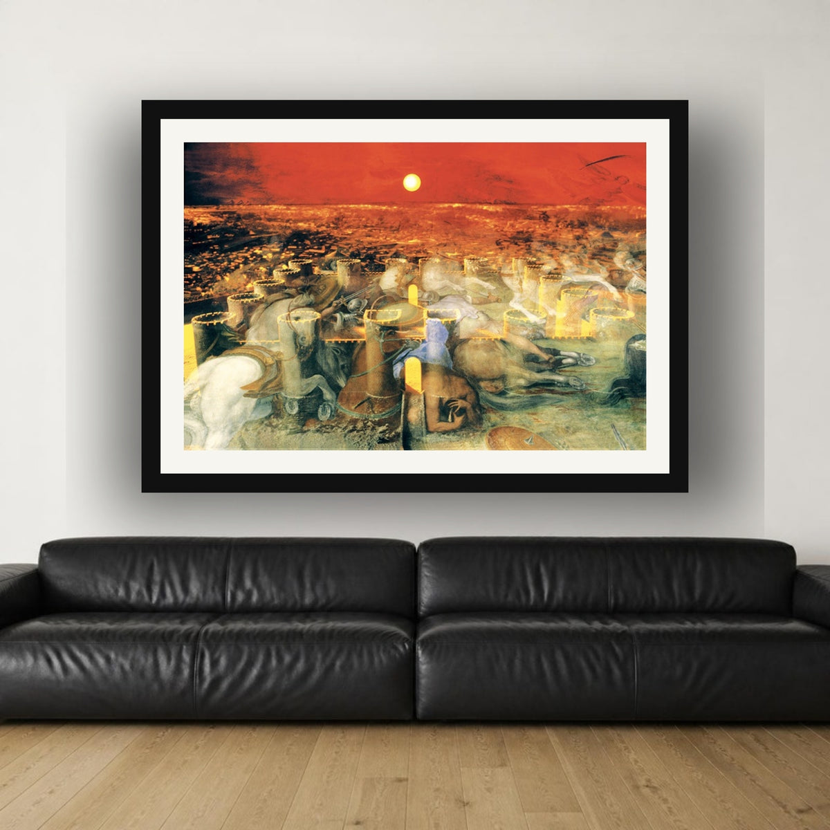 The Roman Fortress framed photo print by Vittorio Storaro on a gallery white wall