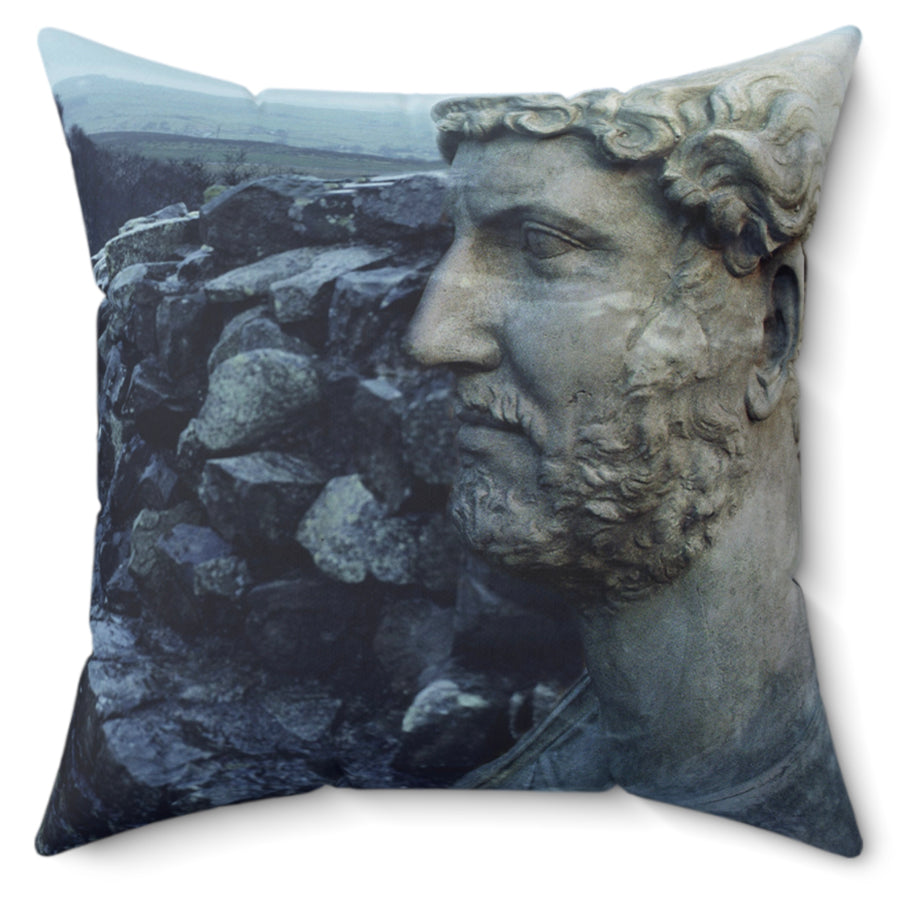 Adriano's Wall In Britannia Throw Pillow, 16x16, One Sided