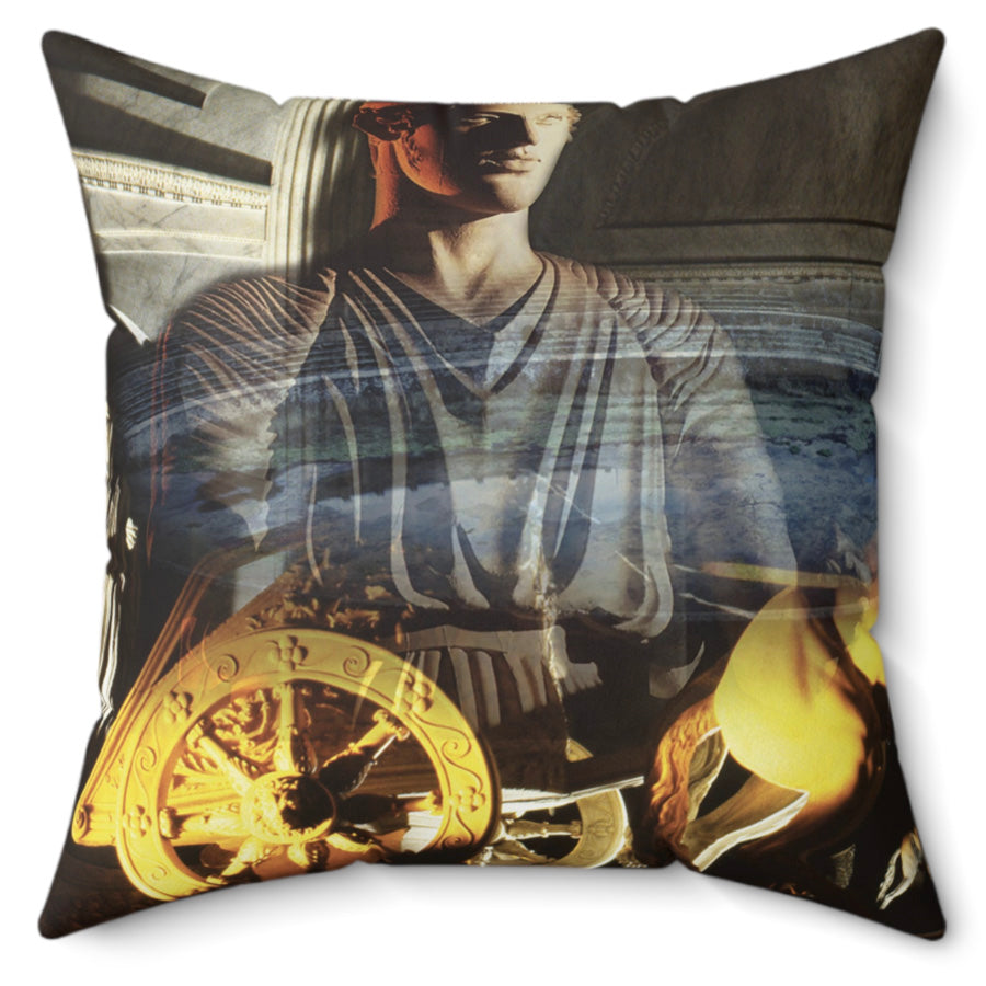 Auriga In The Circus Of Antioch Throw Pillow, 16x16, One Sided