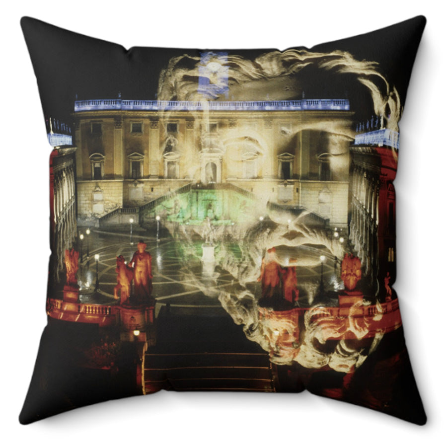 Capitoline Jupiter Throw Pillow, 16x16, One Sided