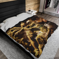 Mithras In His Mithraeum Of Ancient Ostia 60x80 Fleece Blanket