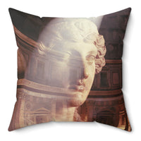 The Pantheon Throw Pillow, 16x16. One Sided