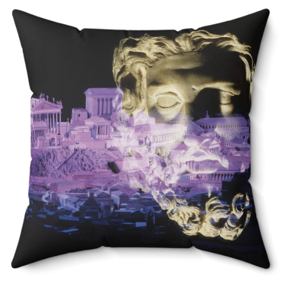 Vision Of Rome Throw Pillow, 16x16, One Sided