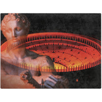 Mars Ultor On The Colosseum 60x80 Fleece Blanket