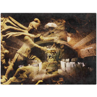 Mithras In His Mithraeum Of Ancient Ostia 60x80 Fleece Blanket