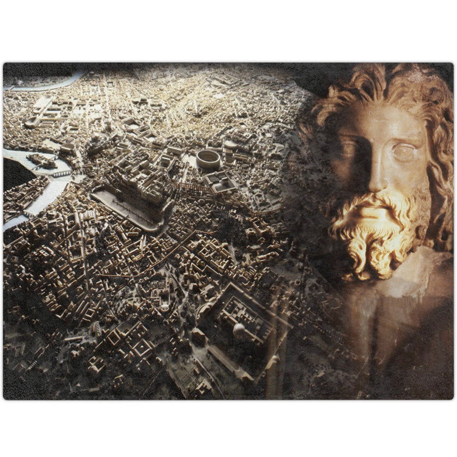 Rome & Its Capitoline Jupiter 60x80 Fleece Blanket