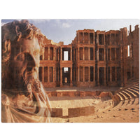 Setimius Severus & The Theater Of Sabrata 60x80 Fleece Blanket