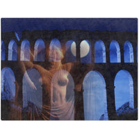 The Aqueduct & His Goddess 60x80 Fleece Blanket