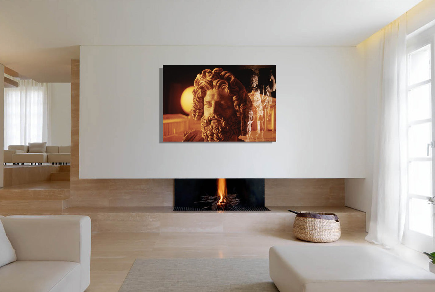 Jupiter & Mars Canvas Print