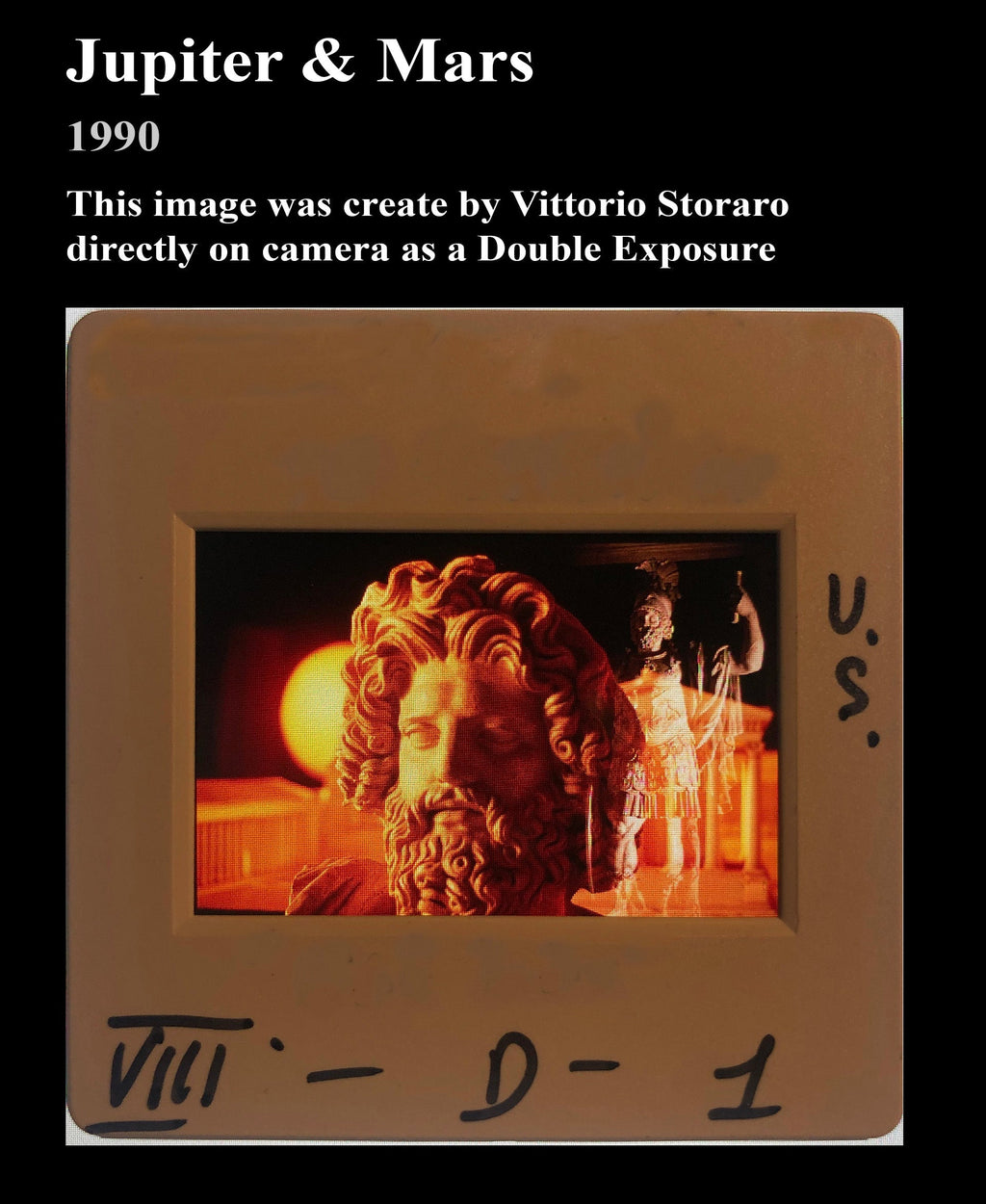 Jupiter & Mars acrylic print by Vittorio Storaro, from the La Civiltà Romana collection