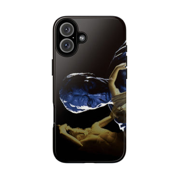 Julius Caesar and the Dying Galata phone case for iPhone 16 Plus by Vittorio Storaro, from the La Civiltà Romana collection