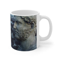 Adriano's Wall in Britannia White Mug 11oz