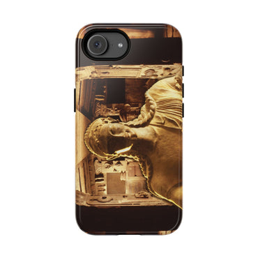 Etruscan Apollo phone case for iPhone 17e by Vittorio Storaro, from the La Civiltà Romana collection
