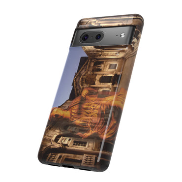 Diocletian's Palace with Goddess Roma phone case for Google Pixel 7 by Vittorio Storaro, from the La Civiltà Romana collection