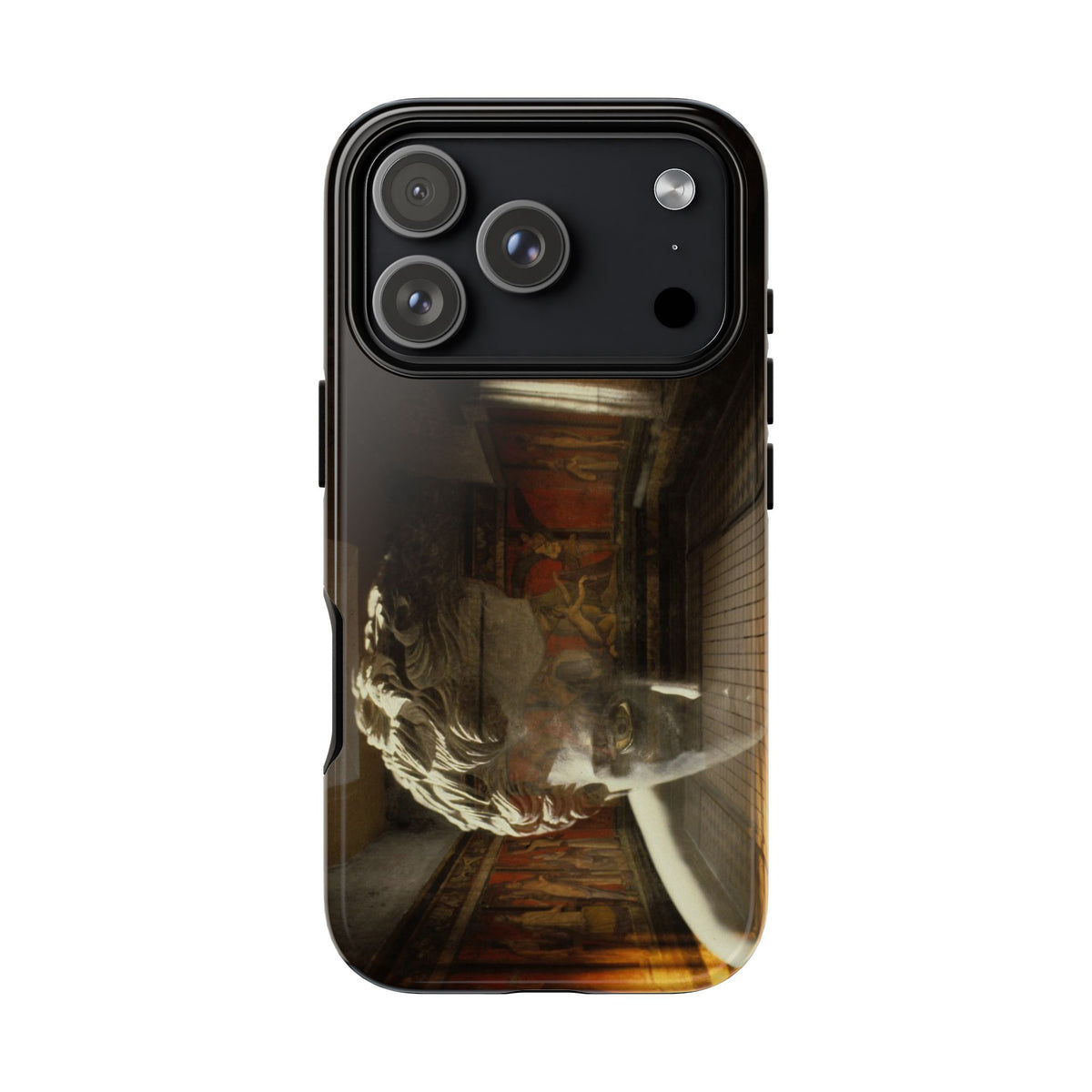The Villa dei Mysteries phone case for iPhone 17 Pro by Vittorio Storaro, from the La Civiltà Romana collection