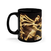 Mithras in his Mithraeum of Ancient Ostia11oz Black Mug