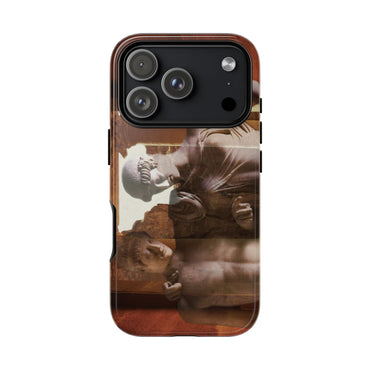 Elettra and Oreste phone case for iPhone 18 Pro by Vittorio Storaro, from the La Civiltà Romana collection