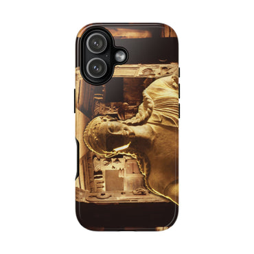Etruscan Apollo phone case for iPhone 17 by Vittorio Storaro, from the La Civiltà Romana collection