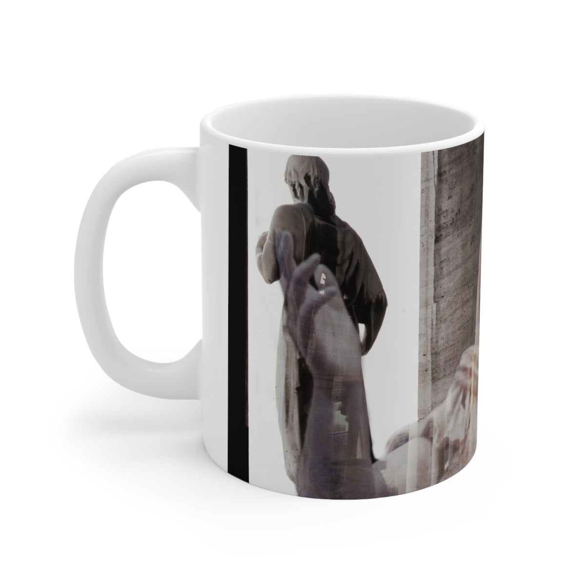 Italic Civilization White Mug - Architectural Excellence Cup Meta
