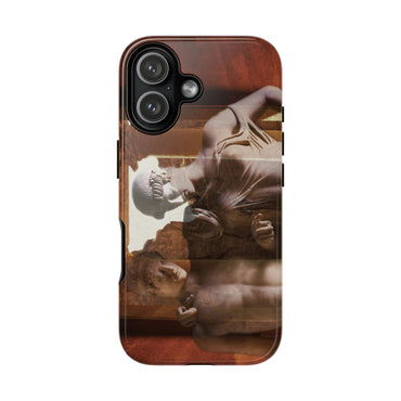 Elettra and Oreste phone case for iPhone 17 by Vittorio Storaro, from the La Civiltà Romana collection