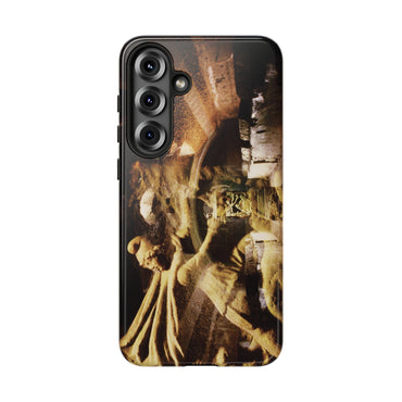 Mithras in his mithraeum of ancient Ostia phone case for Samsung Galaxy S25 Plus by Vittorio Storaro, from the La Civiltà Romana collection