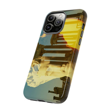 Augustus's Sun on Palmyra phone case for iPhone 14 Pro Max by Vittorio Storaro, from the La Civiltà Romana collection