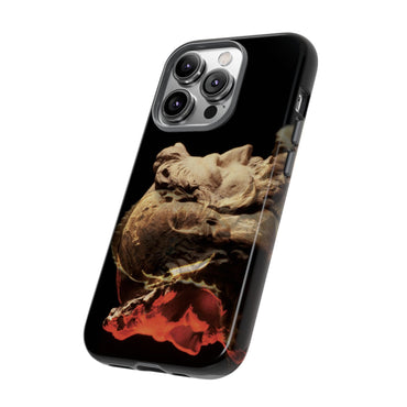 Apollo and two faced Janus phone case for iPhone 14 Pro by Vittorio Storaro, from the La Civiltà Romana collection