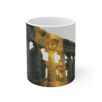 Dioniso & His Temple White Mug 11oz