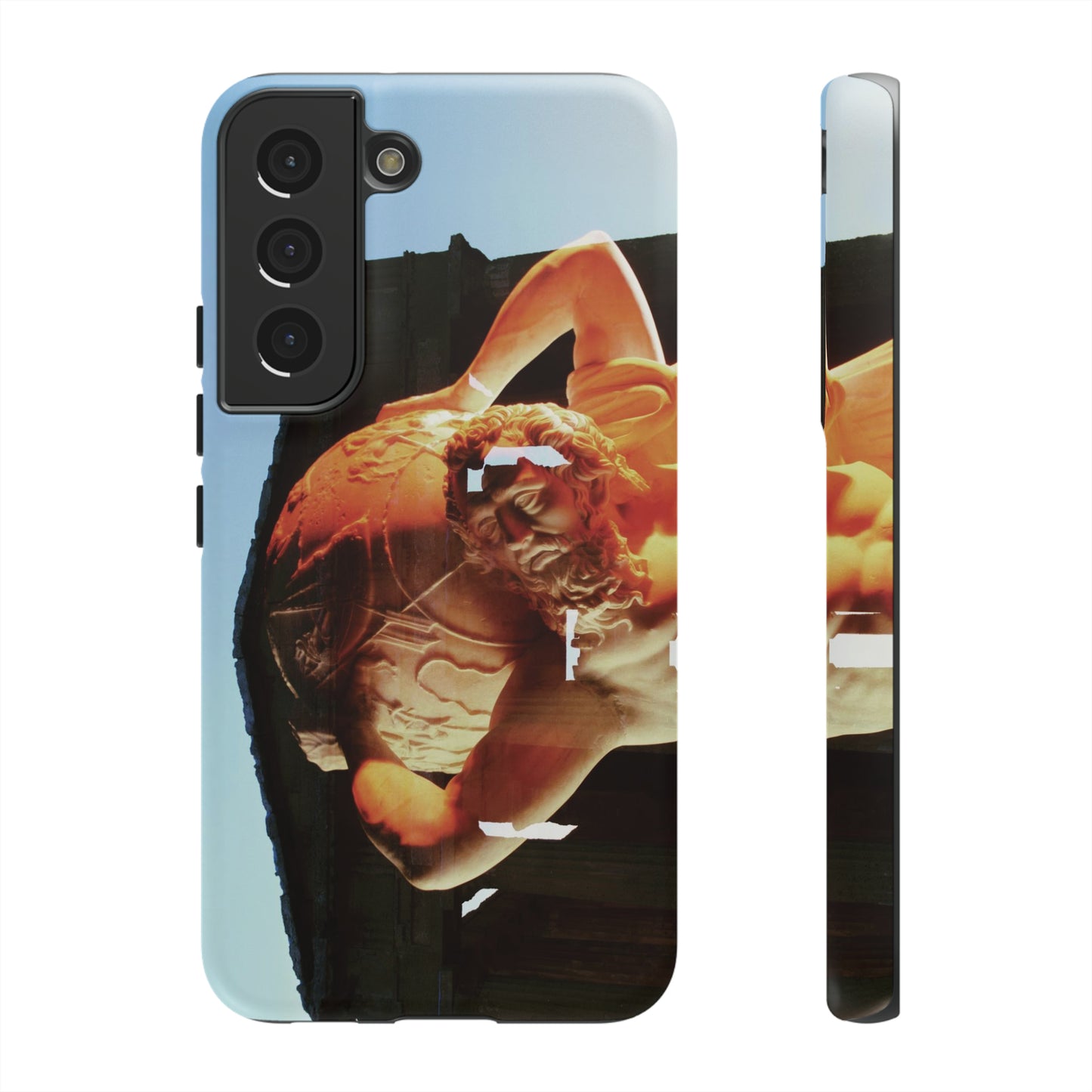 Atlas and Temple of Neptune Phone Cases