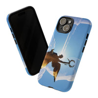 The Victory phone case for iPhone 15 by Vittorio Storaro, from the La Civiltà Romana collection