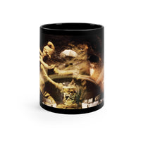 Mithras in his Mithraeum of Ancient Ostia11oz Black Mug