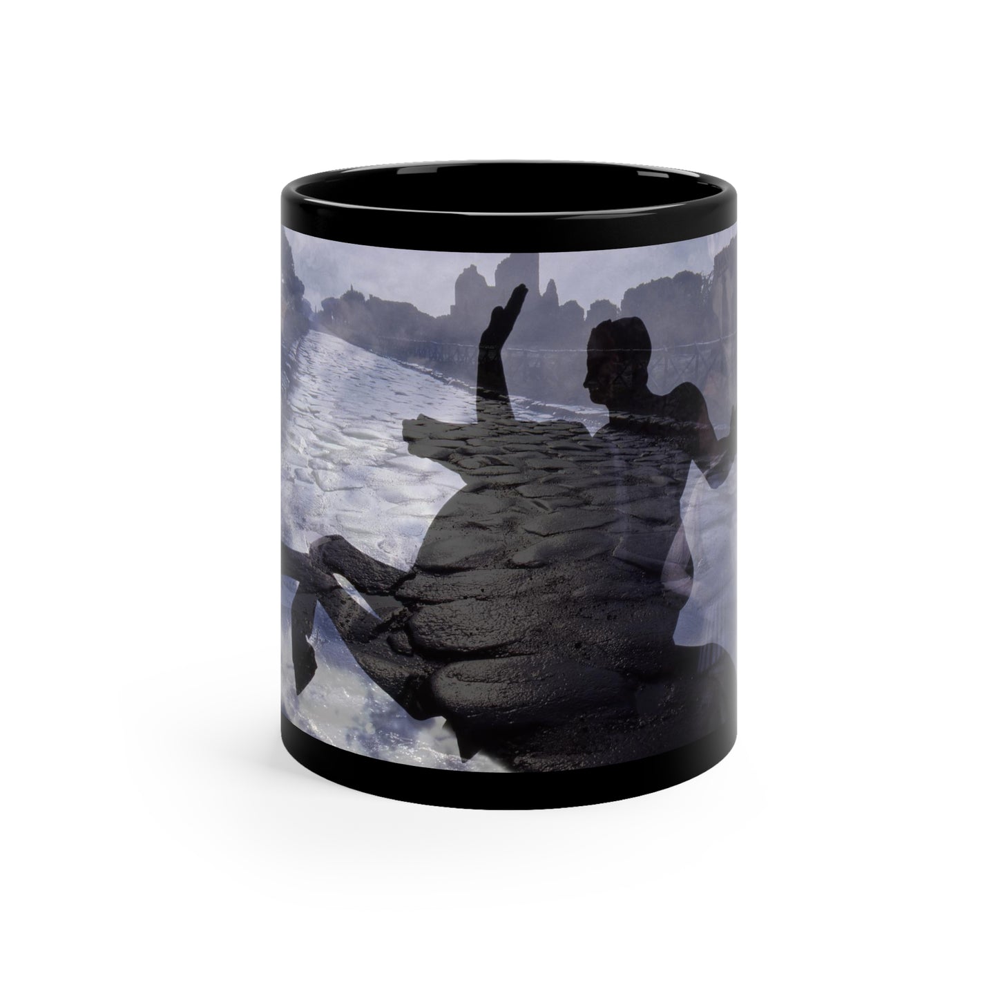 The Ancient Via Appia 11oz Black Mug