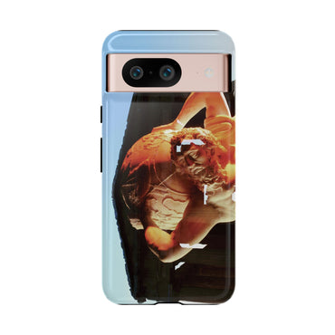 Atlas and Temple of Neptune phone case for Google Pixel 8 by Vittorio Storaro, from the La Civiltà Romana collection